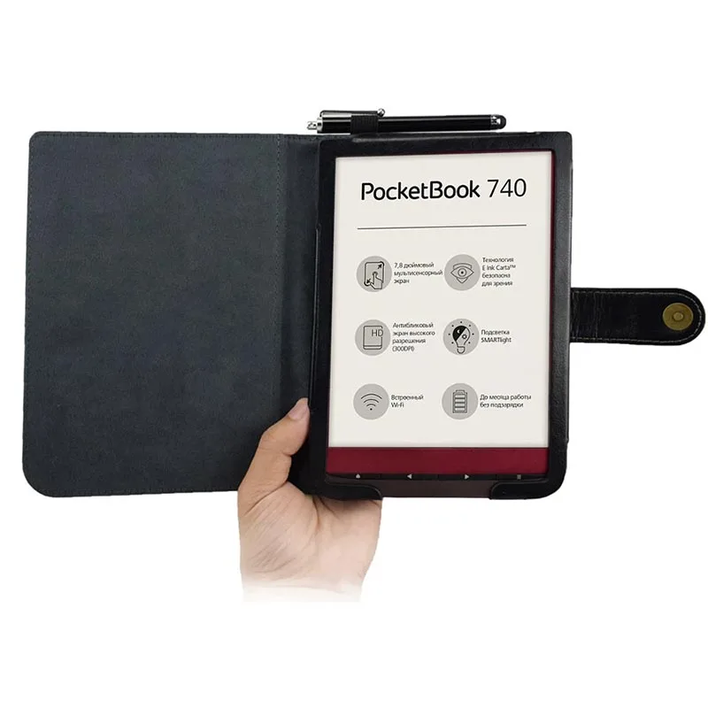 Модный деловой чехол для электронной книги PocketBook InkPad 3, 740 дюйма, защитный чехол со стилусом
Модный деловой чехол для электронной книги PocketBook InkPad 3, 740 дюйма, защитный чехол со стилусом