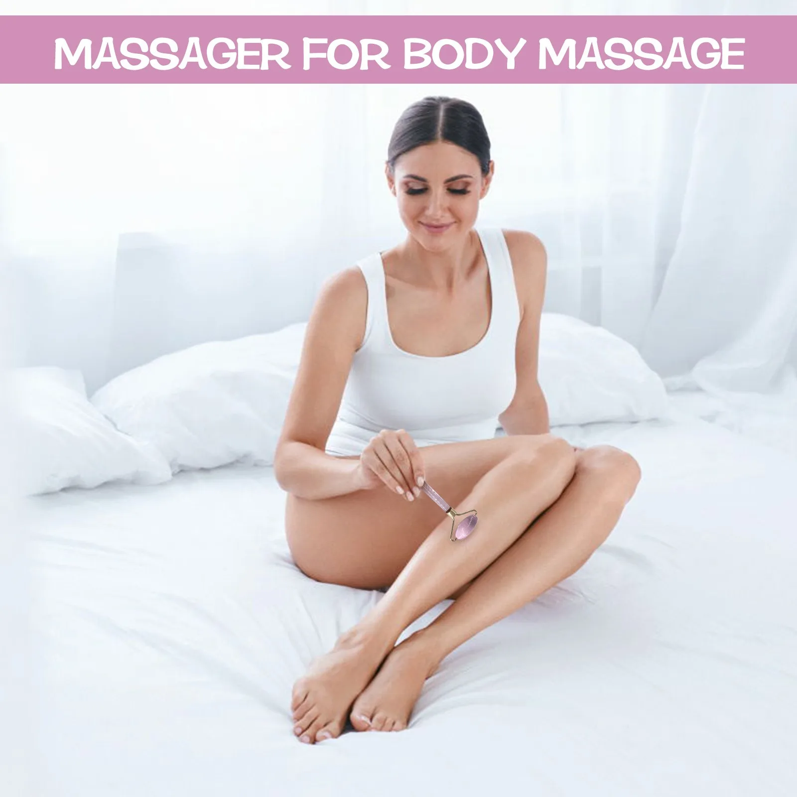 Portable Pratical Double Head Facial Massage Jade Roller Face Slimming Shaper Body Head Neck Nature Beauty Device Beauty Tool
Portable Pratical Double Head Facial Massage Jade Roller Face Slimming Shaper Body Head Neck Nature Beauty Device Beauty Tool