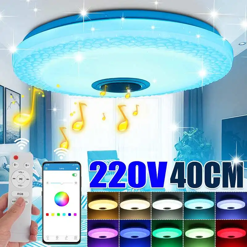 Современный потолочный светодиодный RGB светильник, лампа 40 см для дома, музыкальный светильник с APP bluetooth для спальни, умный потолочный свети...
Современный потолочный светодиодный RGB светильник, лампа 40 см для дома, музыкальный светильник с APP bluetooth для спальни, умный потолочный свети...