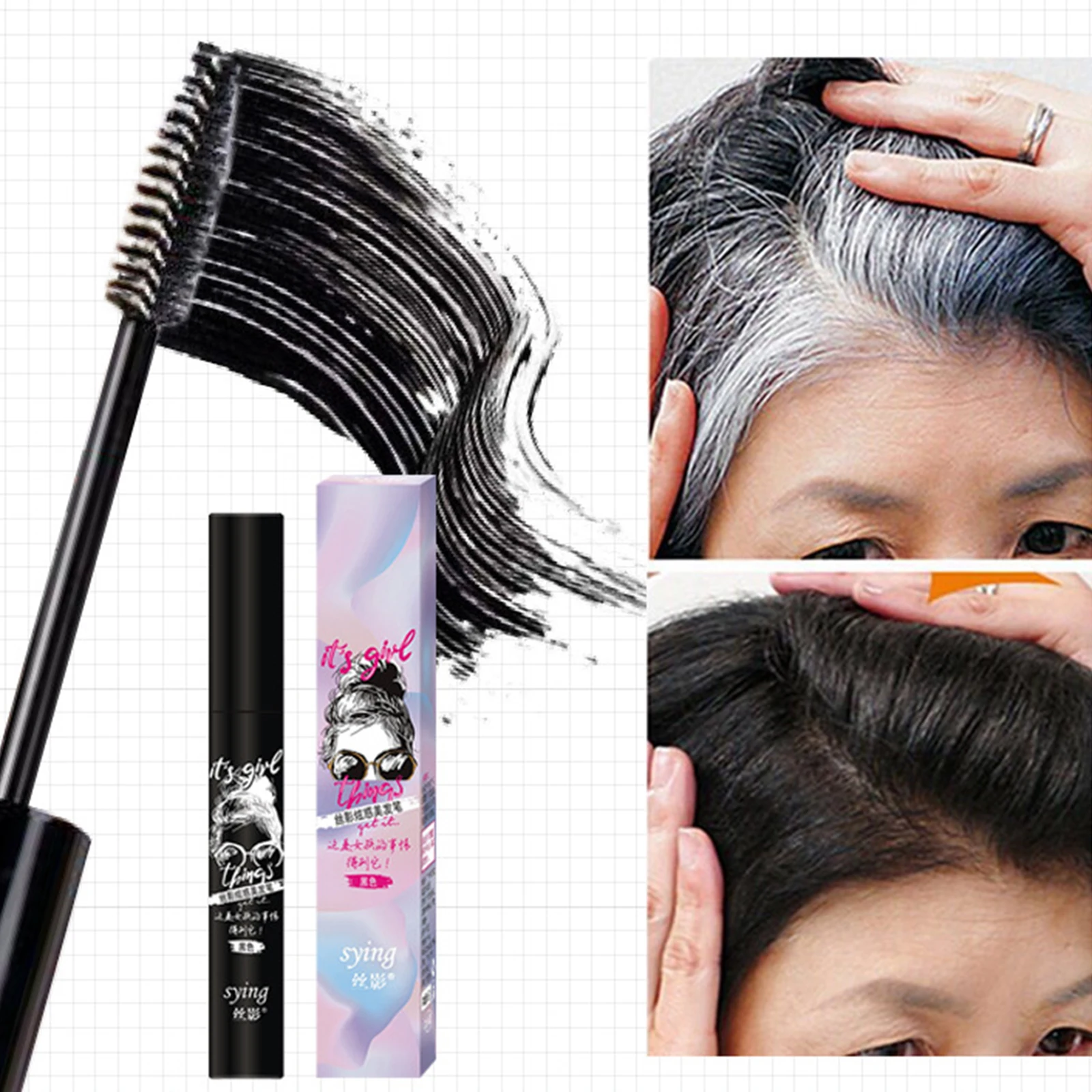 Temporary Hair Dye Cream Black Brown Fast One-off Hair Color Pen Cover White Hair DIY Styling Makeup Stick Hair Color Wax
Temporary Hair Dye Cream Black Brown Fast One-off Hair Color Pen Cover White Hair DIY Styling Makeup Stick Hair Color Wax