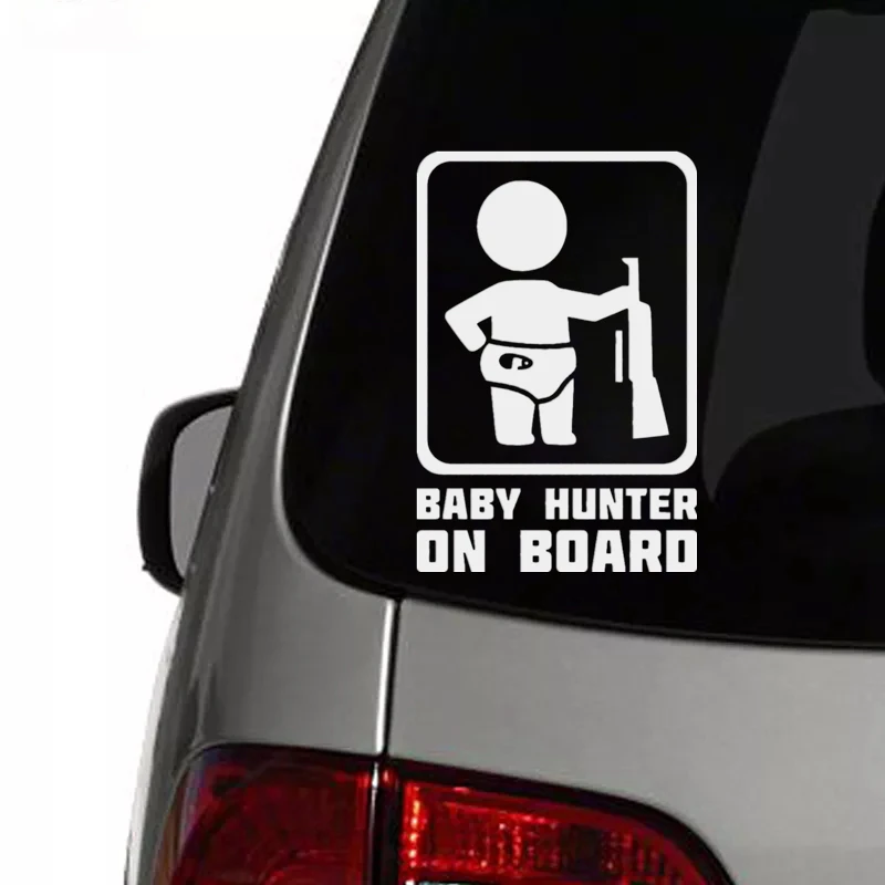 15cmx10cm Funny baby hunter Car-Sticker Automobiles Motorcycles Window Bumper Laptop Vinyl Decal PVC Decorative Goods
15cmx10cm Funny baby hunter Car-Sticker Automobiles Motorcycles Window Bumper Laptop Vinyl Decal PVC Decorative Goods