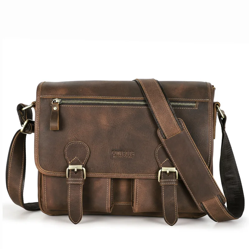 Men Bags Genuine Leather Briefcase Cow Leather Messenger Shoulder Laptop Bag Men's Business A4 Files Package Designer Work Bag
Men Bags Genuine Leather Briefcase Cow Leather Messenger Shoulder Laptop Bag Men's Business A4 Files Package Designer Work Bag