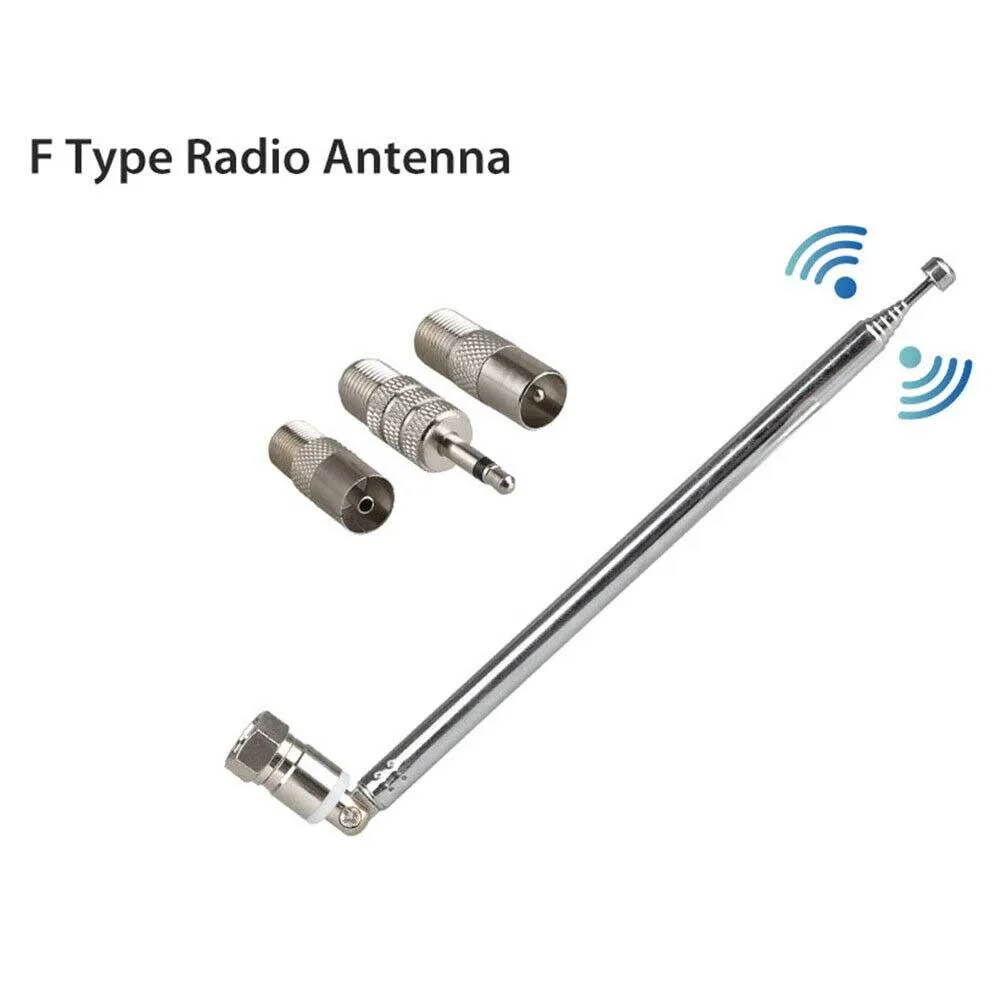Telescopic DAB FM Radio Aerial W 3 Adapter HiFi AV Receiver Mini System Tivoli Audio Receiver Rod Antenna FM Radio Aerial Adapte
Telescopic DAB FM Radio Aerial W 3 Adapter HiFi AV Receiver Mini System Tivoli Audio Receiver Rod Antenna FM Radio Aerial Adapte