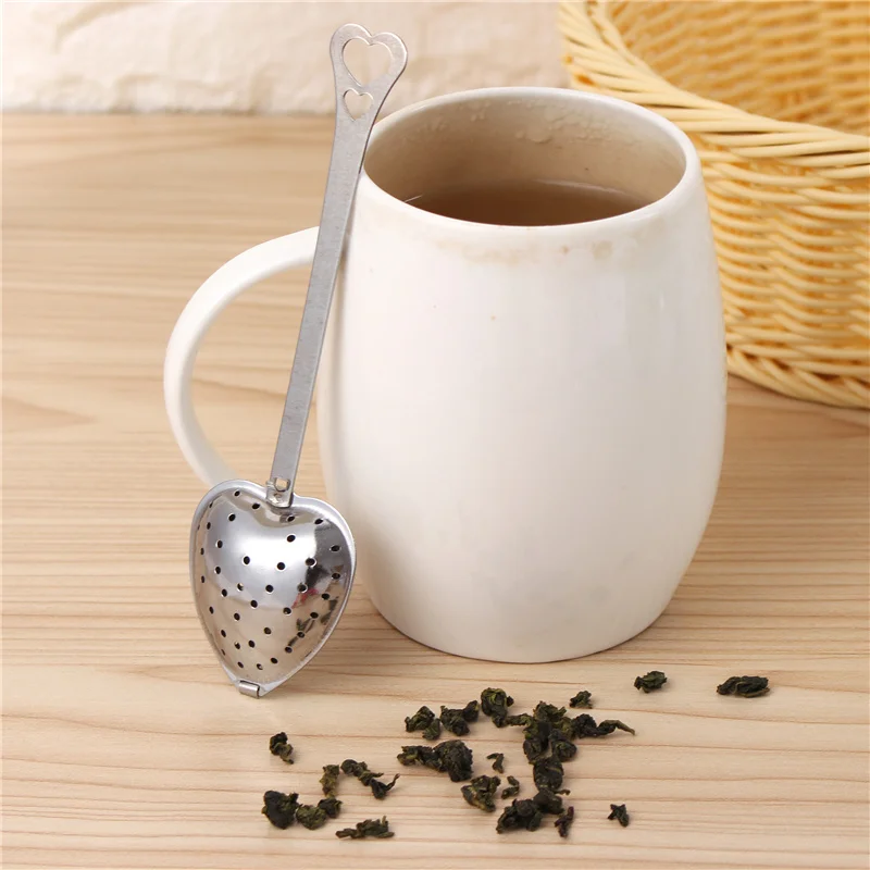 1pc Useful Heart Shaped Tea Infuser Spoon Strainer Kitchen Gadget Tool Stainless Steel Handle Tea Herb Spice Filter Tea Colander
1pc Useful Heart Shaped Tea Infuser Spoon Strainer Kitchen Gadget Tool Stainless Steel Handle Tea Herb Spice Filter Tea Colander