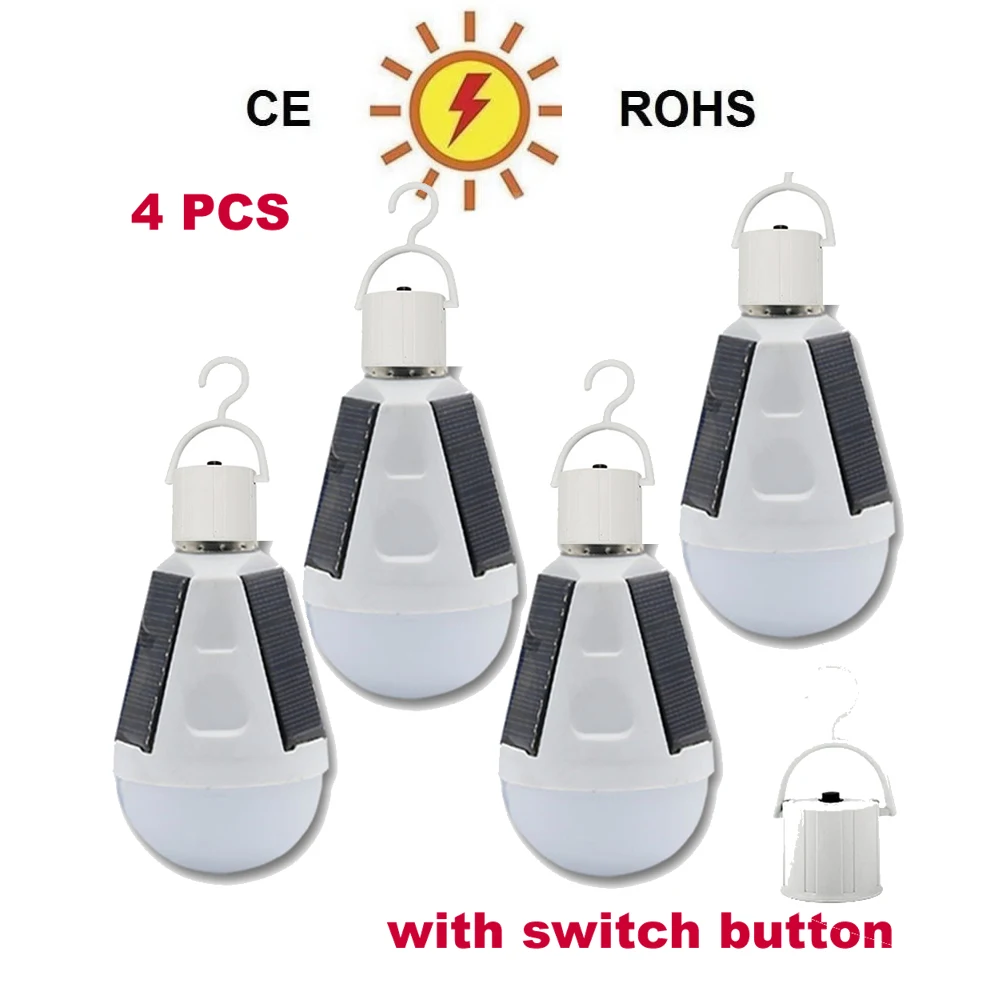 1-4pcs Portable Solar light Solar Panel Power lamp Path light Street Porch Security Outdoor Wall lamp garden wall bulb e27 camp
1-4pcs Portable Solar light Solar Panel Power lamp Path light Street Porch Security Outdoor Wall lamp garden wall bulb e27 camp