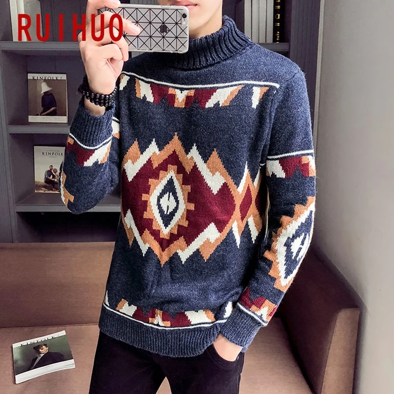 Fall/winter turtleneck sweater men's sweater Harajuku Japanese ethnic style can be lapel couple loose wool sweater thick
Fall/winter turtleneck sweater men's sweater Harajuku Japanese ethnic style can be lapel couple loose wool sweater thick