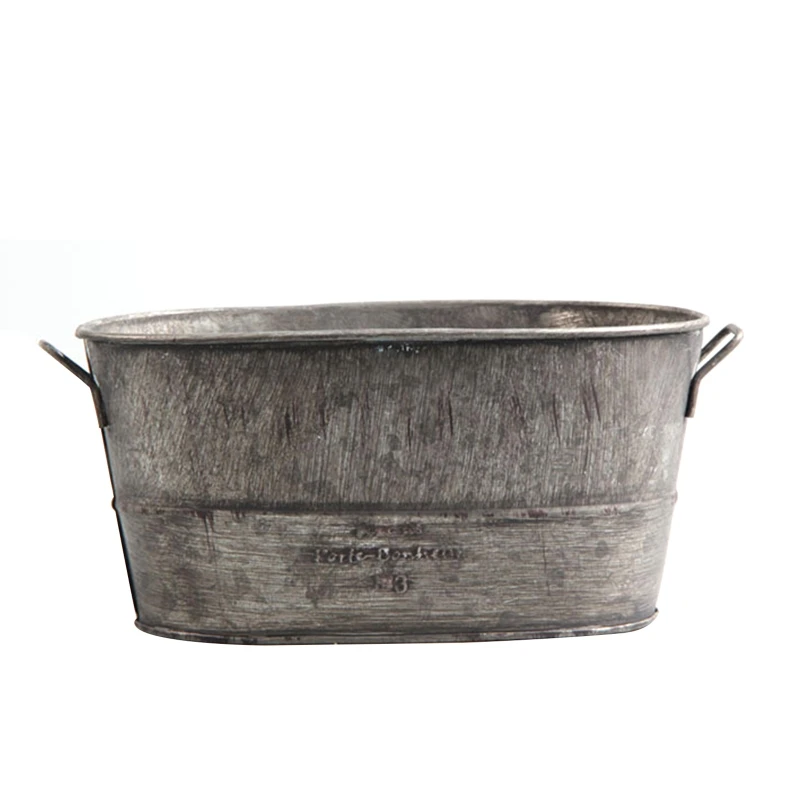 Garden Plant Pot Decorative Vintage Succulent planter Zinc coat Bucket Boxes Flo
Garden Plant Pot Decorative Vintage Succulent planter Zinc coat Bucket Boxes Flo