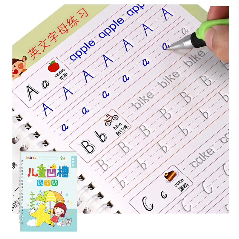 9Books Magic Copybook English,Chinese Painting Practice Art Book Copybook For Calligraphy Writing Kids English Lettering Toy
9Books Magic Copybook English,Chinese Painting Practice Art Book Copybook For Calligraphy Writing Kids English Lettering Toy