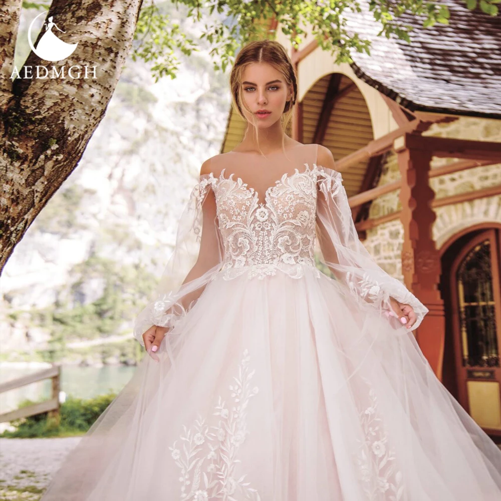 Aedmgh A-Line Empire Wedding Dresses 2022 Sweetheart O-Neck Long Sleeve Vestido De Novia Gorgeous Appliques Princess Bridal Gown
Aedmgh A-Line Empire Wedding Dresses 2022 Sweetheart O-Neck Long Sleeve Vestido De Novia Gorgeous Appliques Princess Bridal Gown