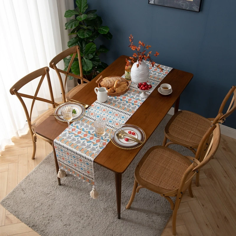 Colorful Geometric Living Room Kitchen Decor Tablecloth With Tassels Tea Coffee Table Flag Bohemian Ethnic Style Table Runner
Colorful Geometric Living Room Kitchen Decor Tablecloth With Tassels Tea Coffee Table Flag Bohemian Ethnic Style Table Runner