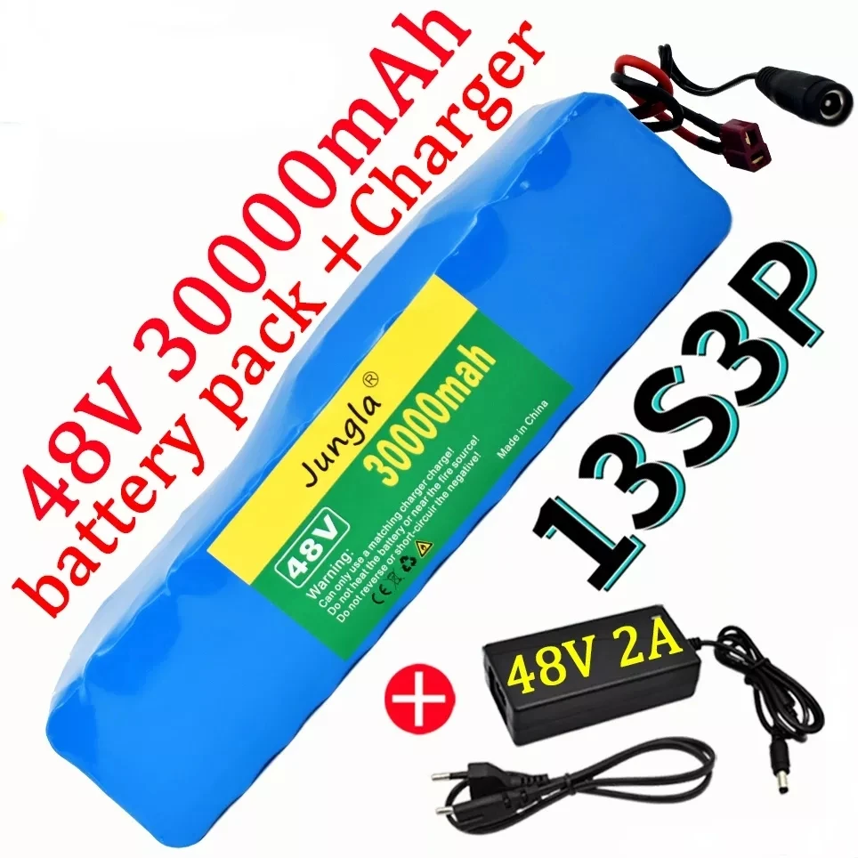 2021 NEW 48V30Ah 1000w 13S3P 48V Lithium ion Battery Pack For 54.6v E-bike Electric bicycle Scooter with BMS+48V Charger
2021 NEW 48V30Ah 1000w 13S3P 48V Lithium ion Battery Pack For 54.6v E-bike Electric bicycle Scooter with BMS+48V Charger