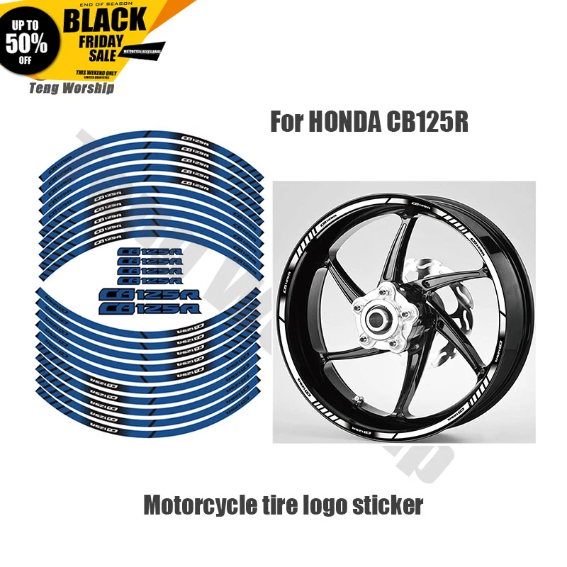 20X For HONDA CB125R CB 125R CB125 R Motorcycle tyre sign decoration sticker inner rim reflective decals
20X For HONDA CB125R CB 125R CB125 R Motorcycle tyre sign decoration sticker inner rim reflective decals
