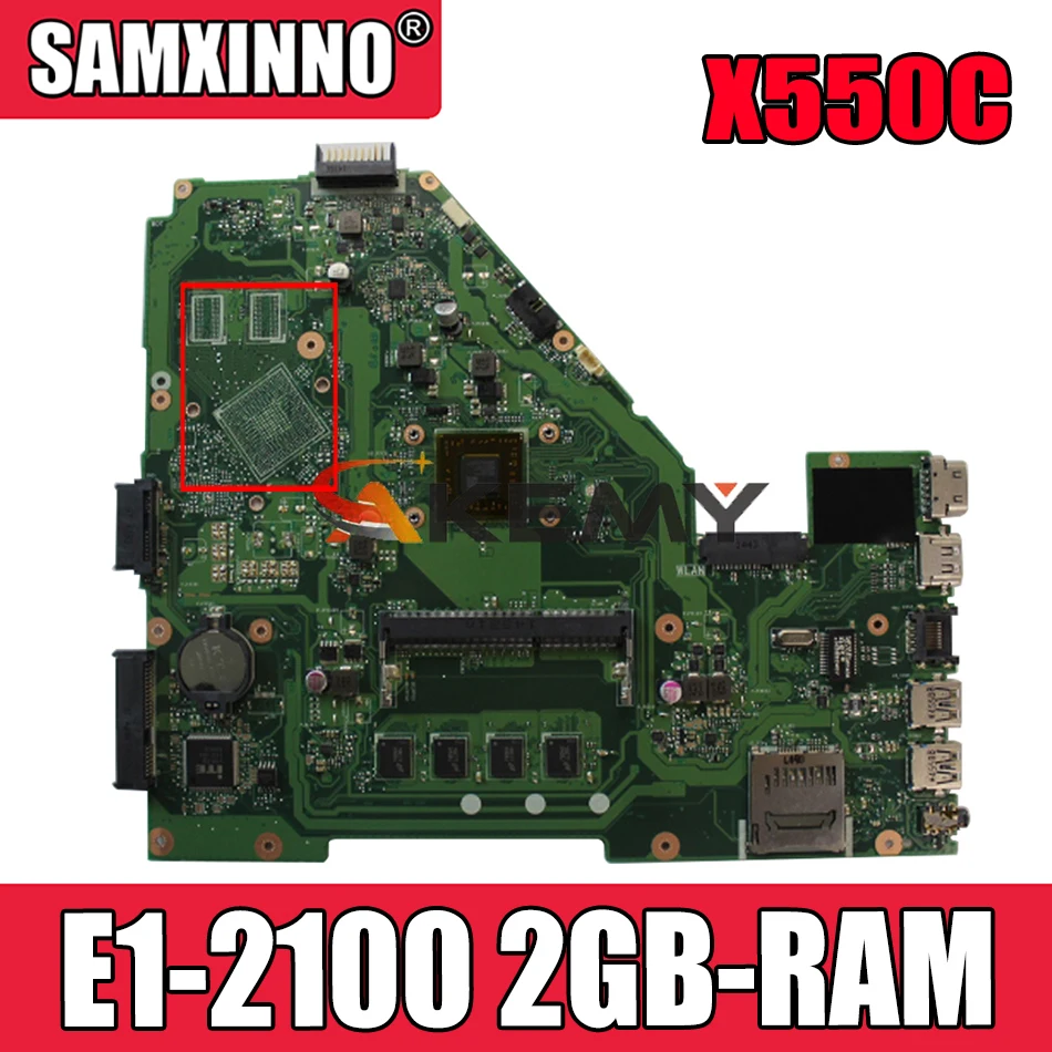 NEW!!! Laptop Motherboard For Asus X550C X550CC X550CL A550C K550C X550C Y581C X550CA Mianboard W/ E1-2100 2 cores 2GB-RAM
NEW!!! Laptop Motherboard For Asus X550C X550CC X550CL A550C K550C X550C Y581C X550CA Mianboard W/ E1-2100 2 cores 2GB-RAM