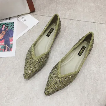 Shoes Woman Flats Crystal Modis Pointed Toe All-Match Autumn Casual Female Sneakers Dress Rhinestone 2021 New Fall Moccasin Fabr
Shoes Woman Flats Crystal Modis Pointed Toe All-Match Autumn Casual Female Sneakers Dress Rhinestone 2021 New Fall Moccasin Fabr