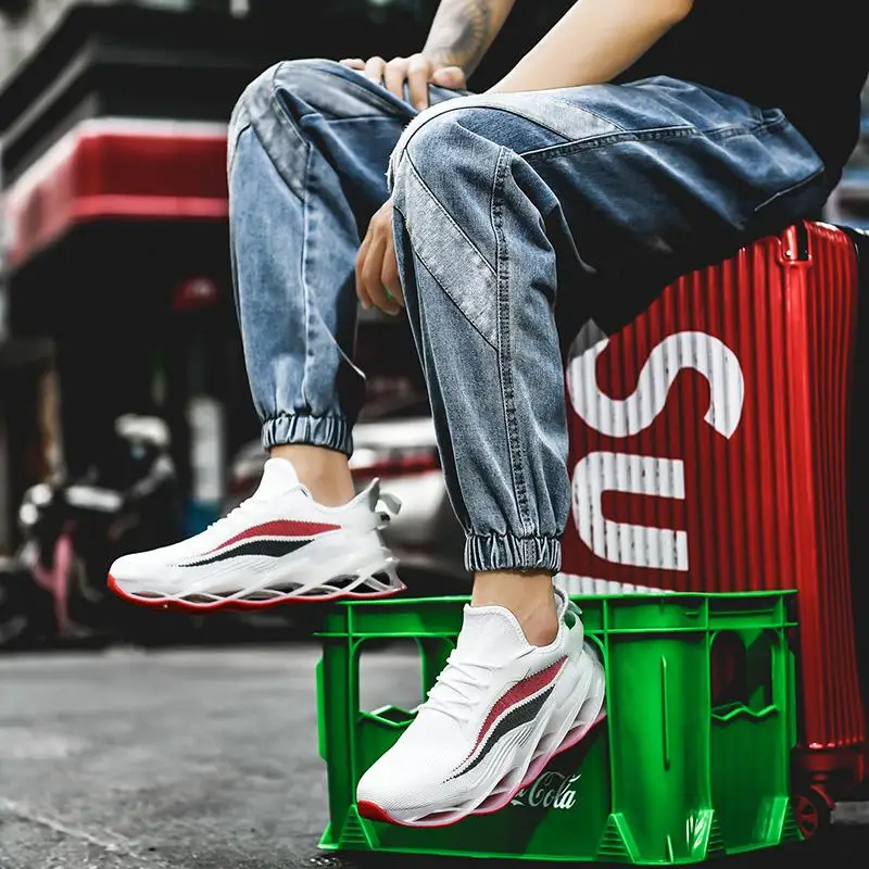 Blade Men's Shoes 2021 New Four Seasons Breathable Shoes Cushioning Casual Sports Shoes Wild Autumn Warrior Travel Tide Shoes 
Blade Men's Shoes 2021 New Four Seasons Breathable Shoes Cushioning Casual Sports Shoes Wild Autumn Warrior Travel Tide Shoes