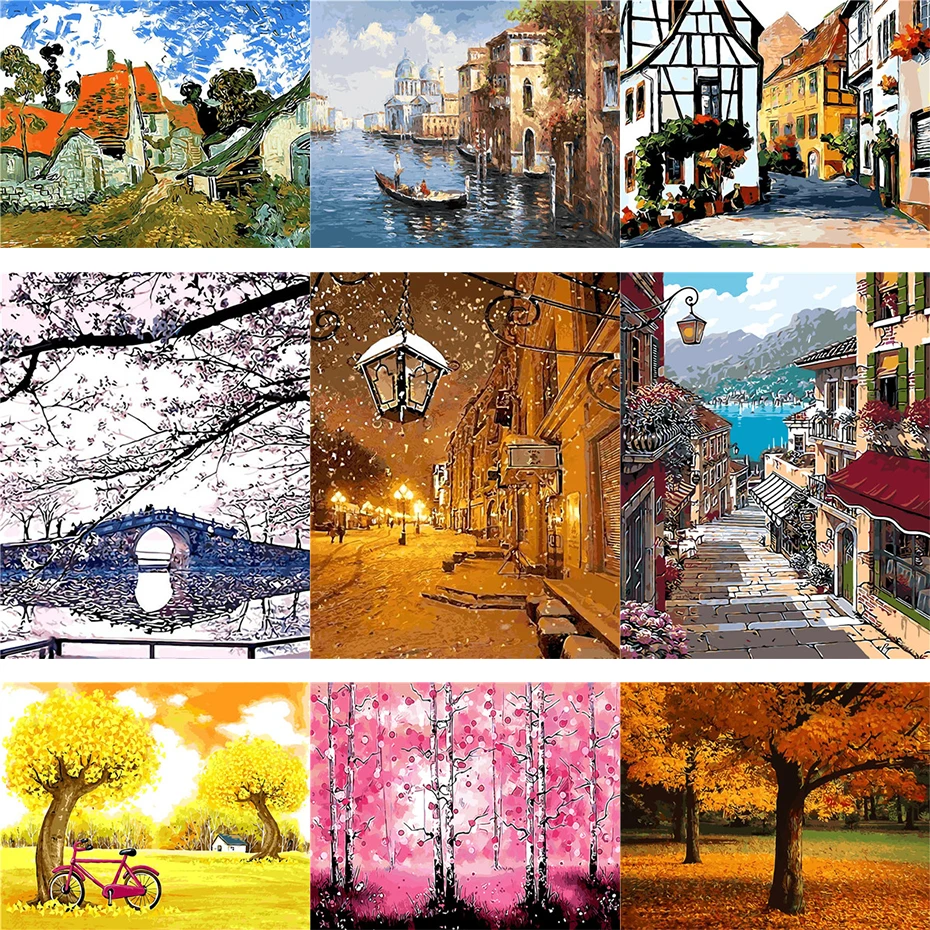 AMTMBS Snow Winter Light Of The Town DIY Painting By Numbers Adults For Drawing On Canvas Coloring By Numbers Wall Art Decor
AMTMBS Snow Winter Light Of The Town DIY Painting By Numbers Adults For Drawing On Canvas Coloring By Numbers Wall Art Decor