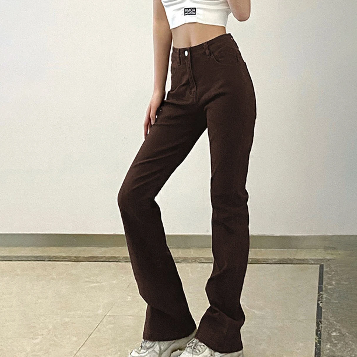 Fashion Autumn Women's Jeans Y2K High Streetwear Waist Pants Baggy Denim Trousers Mom Boyfriend Distressed Straight Jeans
Fashion Autumn Women's Jeans Y2K High Streetwear Waist Pants Baggy Denim Trousers Mom Boyfriend Distressed Straight Jeans