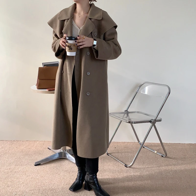Alien Kitty French Warm Female Fresh Winter 2021 Belt Retro Elegant Loose Solid Women Woolen Coats Chic Casual Long Clothe
Alien Kitty French Warm Female Fresh Winter 2021 Belt Retro Elegant Loose Solid Women Woolen Coats Chic Casual Long Clothe