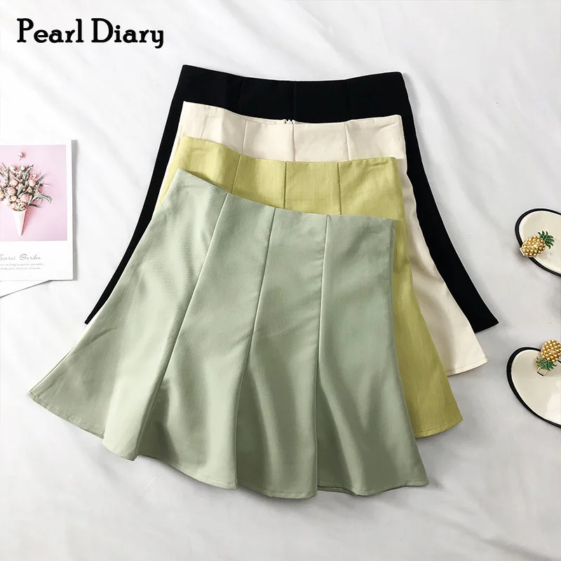 Pearl Diary Peppy Style Skirt Campus Mini Skirt Korean Style Plain High Waist Goint Out Casual Flared Skirt Party Mini Skirt
Pearl Diary Peppy Style Skirt Campus Mini Skirt Korean Style Plain High Waist Goint Out Casual Flared Skirt Party Mini Skirt