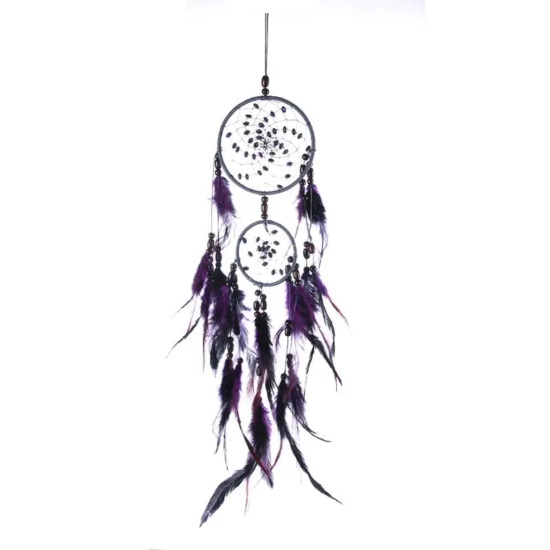 Purple Feather Dream Catchers Feathers Wall Hanging Nordic Room Car Home Decor hunter substance dreamcatcher Ornament Hot sale
Purple Feather Dream Catchers Feathers Wall Hanging Nordic Room Car Home Decor hunter substance dreamcatcher Ornament Hot sale