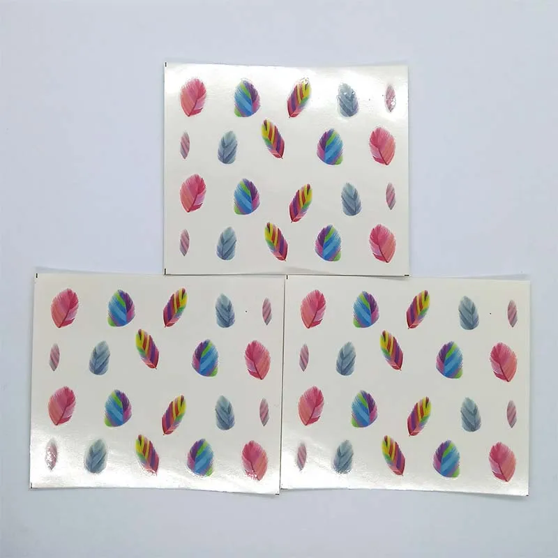New Nail Art Sticker Set Colored feathers Water Decal Slider Wraps Decor Manicure E05
New Nail Art Sticker Set Colored feathers Water Decal Slider Wraps Decor Manicure E05