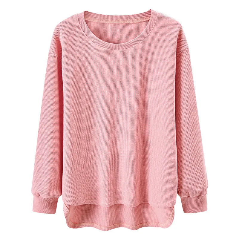 New Autumn Woman Tshirts Long Sleeve Women T-shirts Solid Color Waffle T Shirt Cotton Winter T-shirt Basic Casual Ropa De Mujer
New Autumn Woman Tshirts Long Sleeve Women T-shirts Solid Color Waffle T Shirt Cotton Winter T-shirt Basic Casual Ropa De Mujer