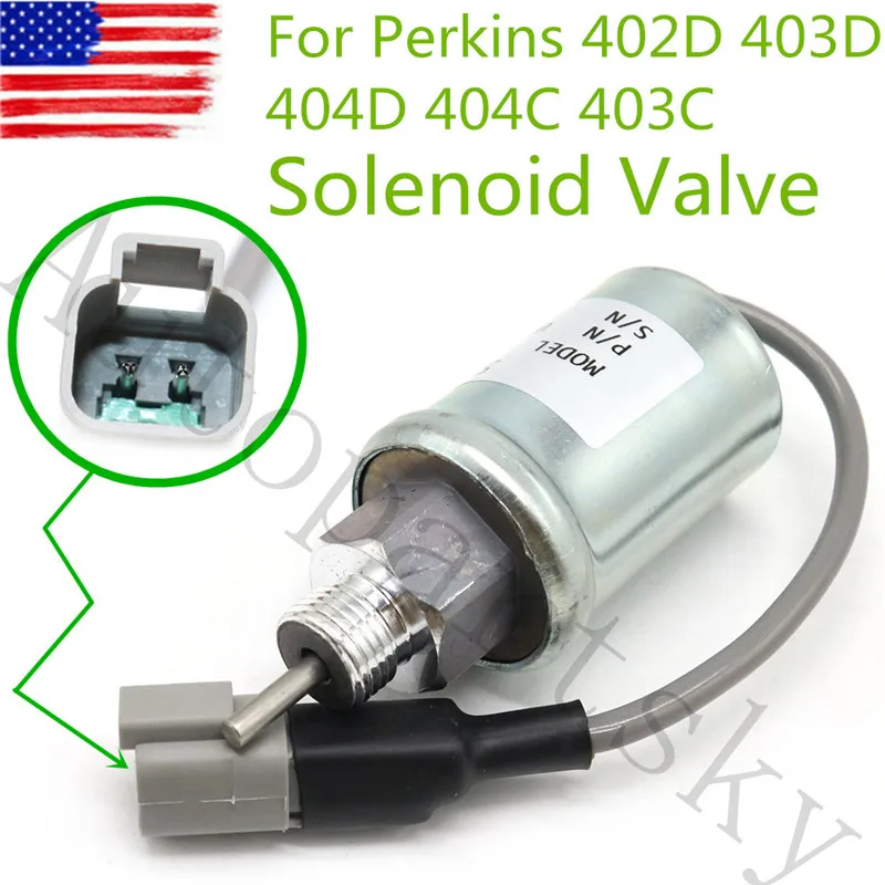 185206452 для Perkins 402D 403D 404D 404C 403C Новый соленоид 12V OE # U85206451 U85206452 U85206450 185206450|Детали