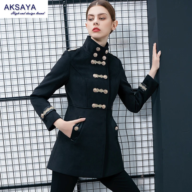 AKSAYA Winter Women Jacket Vintage Double Breasted Trench Coat Female Elegant Military Lady Abrigo Mujer Outwear Streetwear Traf
AKSAYA Winter Women Jacket Vintage Double Breasted Trench Coat Female Elegant Military Lady Abrigo Mujer Outwear Streetwear Traf