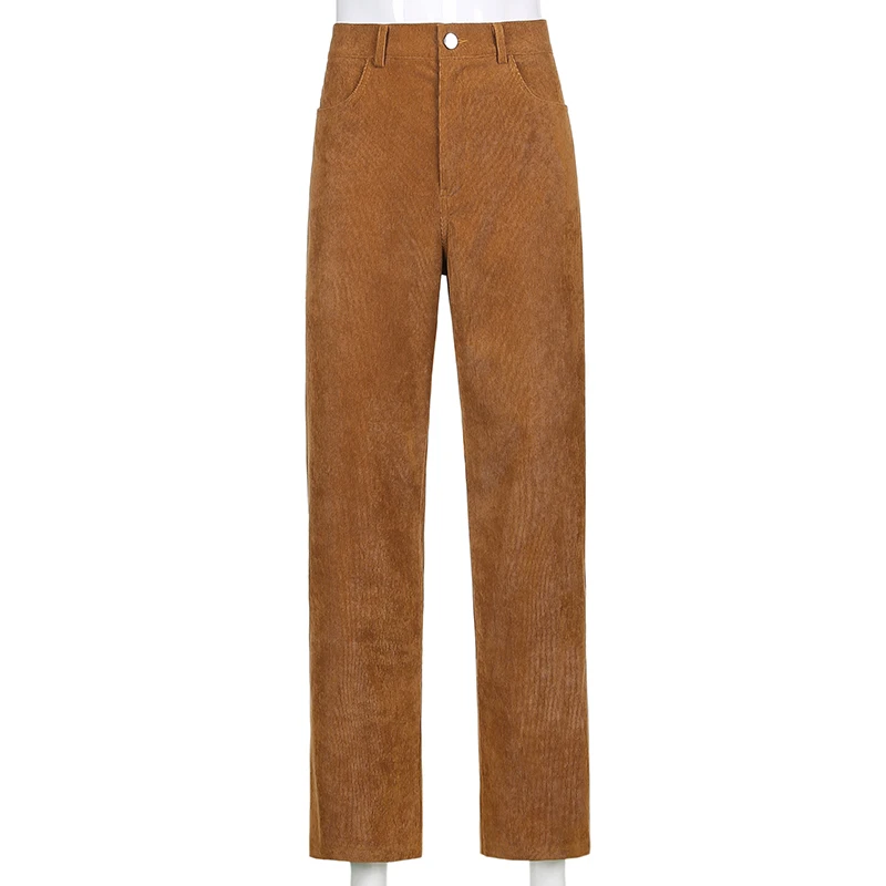 Waatfaak Brown Baggy Wide Leg Pants Korean Corduroy Y2K Pocket High Waist Cargo Pants Women Casual Harajuku Trousers Aesthetic
Waatfaak Brown Baggy Wide Leg Pants Korean Corduroy Y2K Pocket High Waist Cargo Pants Women Casual Harajuku Trousers Aesthetic