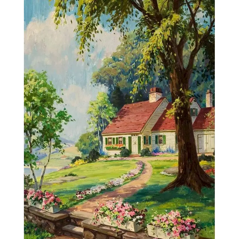 GATYZTORY Frame DIY Painting By Numbers House Tree Landscape Modern Home Wall Art Picture Coloring By Numbers For Home Decors
GATYZTORY Frame DIY Painting By Numbers House Tree Landscape Modern Home Wall Art Picture Coloring By Numbers For Home Decors