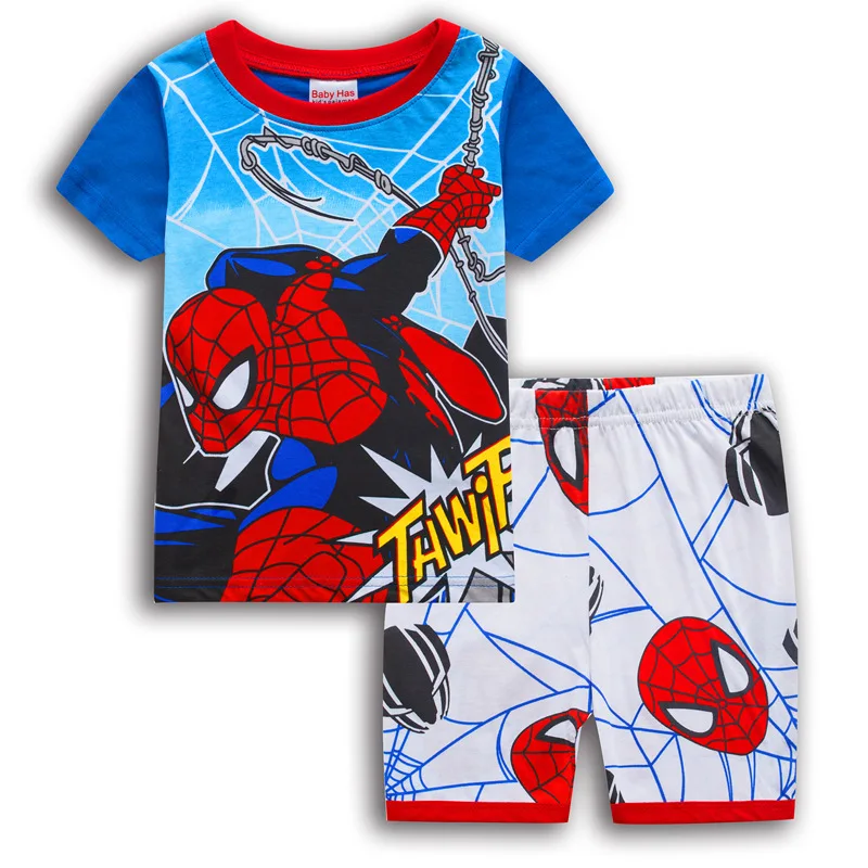 Summer Short-sleeved Spider-Man Clothing Sets Children's Suit for Kids Home Clothes Pajamas Cotton Costumes Sleepwear
Summer Short-sleeved Spider-Man Clothing Sets Children's Suit for Kids Home Clothes Pajamas Cotton Costumes Sleepwear