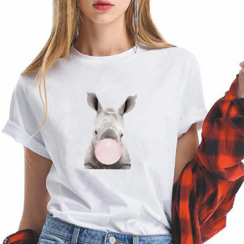 Gray Rhino Baby Blowing Bubbles Graphic Hot Selling New T Shirt Women Streetwear Funny T-shirt versatile Cheap Design T Shirt
Gray Rhino Baby Blowing Bubbles Graphic Hot Selling New T Shirt Women Streetwear Funny T-shirt versatile Cheap Design T Shirt