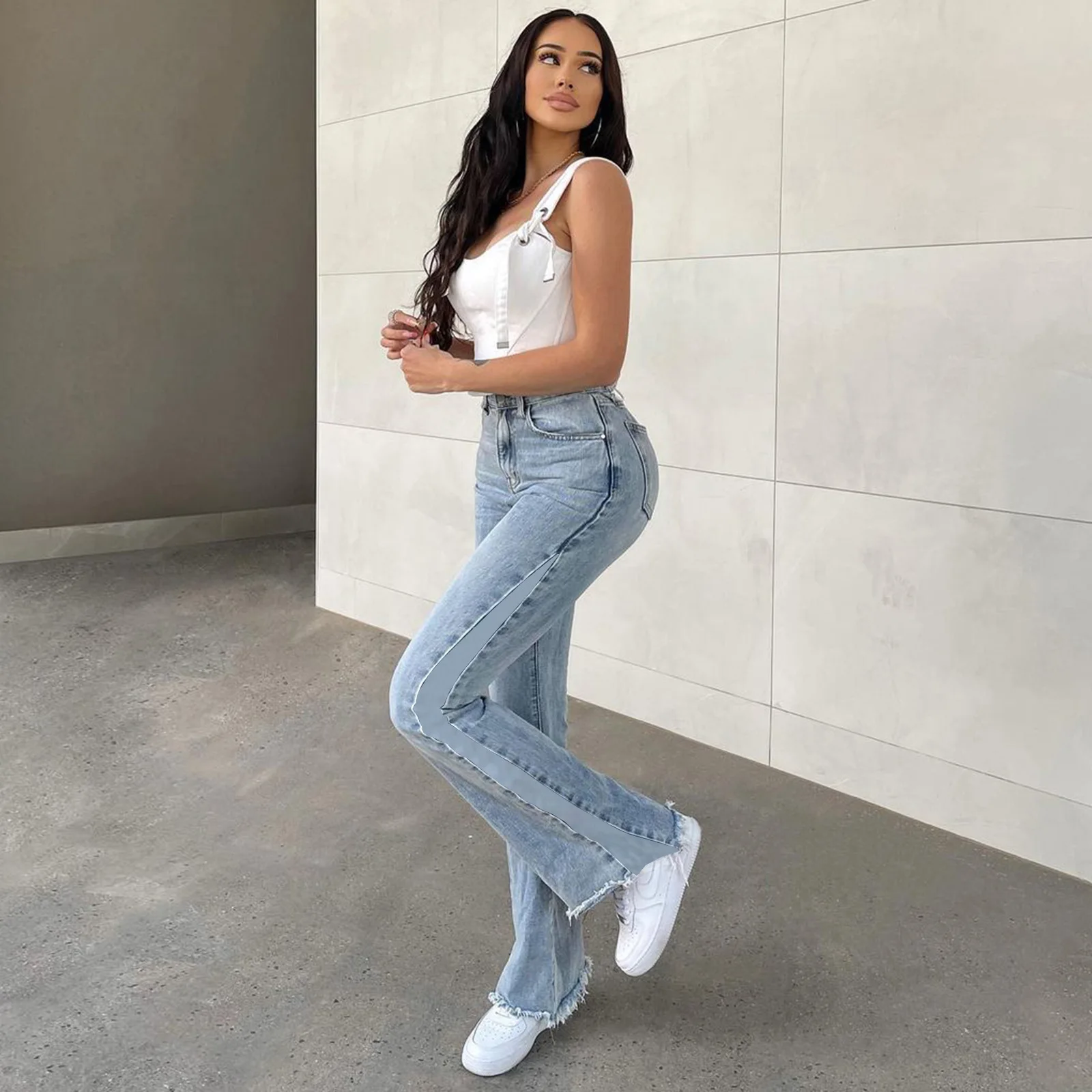 NEW Low Waist Jeans Women Baggy Jeans Fashion Straight Leg Pants Denim Trousers Vintage Loose Blue Washed Mom Jeans pants women
NEW Low Waist Jeans Women Baggy Jeans Fashion Straight Leg Pants Denim Trousers Vintage Loose Blue Washed Mom Jeans pants women