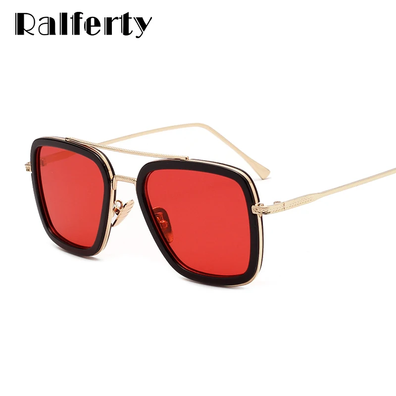 Ralferty классические негабаритные мужские солнцезащитные очки люксовый бренд