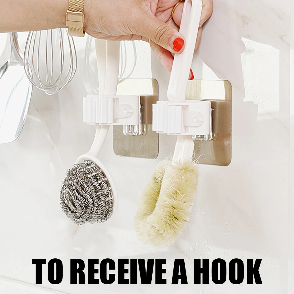 Multifunctional Home Mop Holder Hooks Organizer Racks Wall Mounted Mop Clip Broom Hanger for Bathroom Kitchen
Multifunctional Home Mop Holder Hooks Organizer Racks Wall Mounted Mop Clip Broom Hanger for Bathroom Kitchen