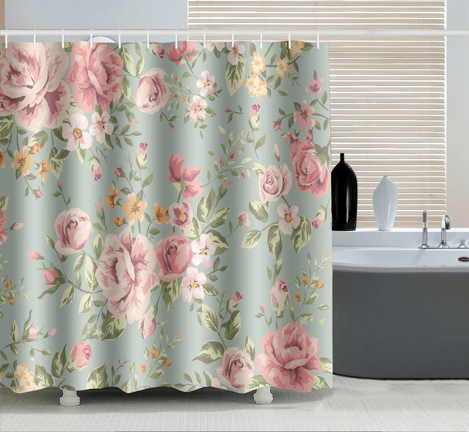 Bestselling 3D Flower and Animal Print Nordic Style Shower Curtain Set Hook Natural Landscape Home Decoration Bathroom Curtains
Bestselling 3D Flower and Animal Print Nordic Style Shower Curtain Set Hook Natural Landscape Home Decoration Bathroom Curtains