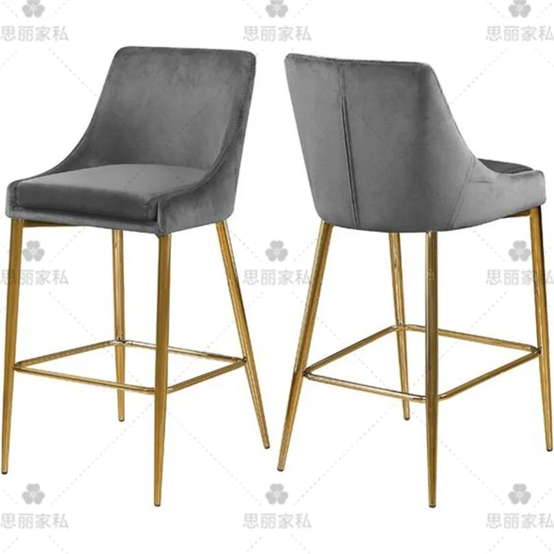 Stainless Steel Bar Chair Simple Modern Front Desk High Chair American 
Stainless Steel Bar Chair Simple Modern Front Desk High Chair American