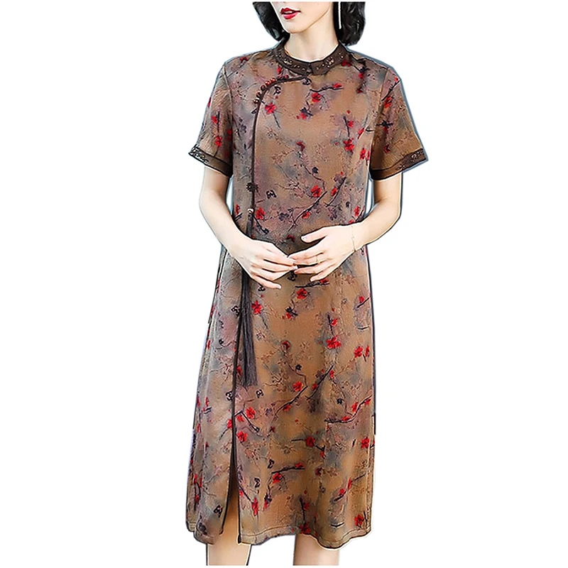 Women Summer Long Dress vintage Floral Print Causal Boho Dress Slit Lady Loose Plus size Sundress Summer Beach Dresses Vestido
Women Summer Long Dress vintage Floral Print Causal Boho Dress Slit Lady Loose Plus size Sundress Summer Beach Dresses Vestido