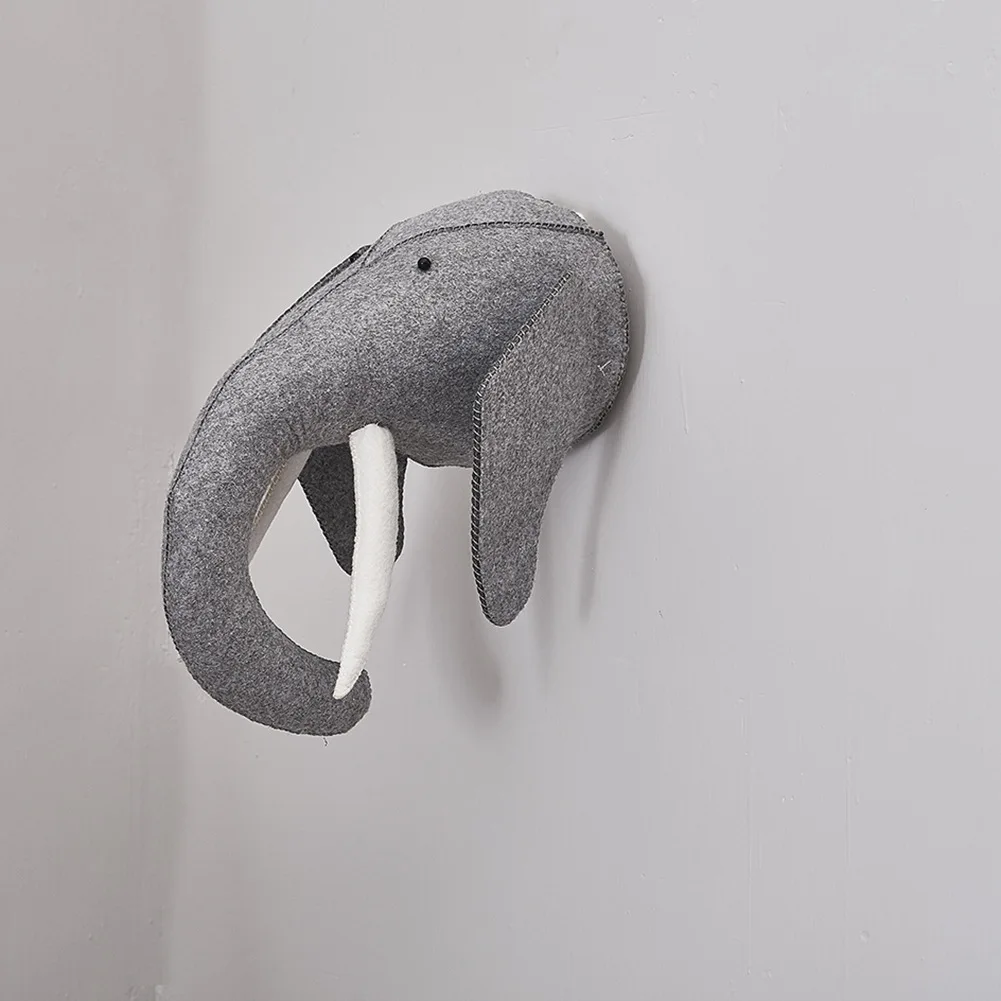 Children's Baby Room Wool Felt Elephant Head Newborn Bedroom Decor Living Room Wall Hanging Infant Gifts Presents for Boys Girls
Children's Baby Room Wool Felt Elephant Head Newborn Bedroom Decor Living Room Wall Hanging Infant Gifts Presents for Boys Girls