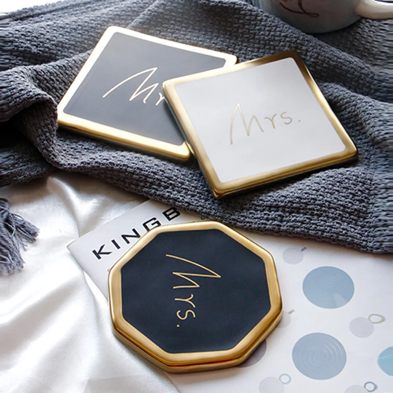 Vintage Non-slip Marble Pattern Ceramic Coaster Coffee Cup Mat Circular Drawing Gold Rim Thermal Insulation Mat Home Accessories
Vintage Non-slip Marble Pattern Ceramic Coaster Coffee Cup Mat Circular Drawing Gold Rim Thermal Insulation Mat Home Accessories