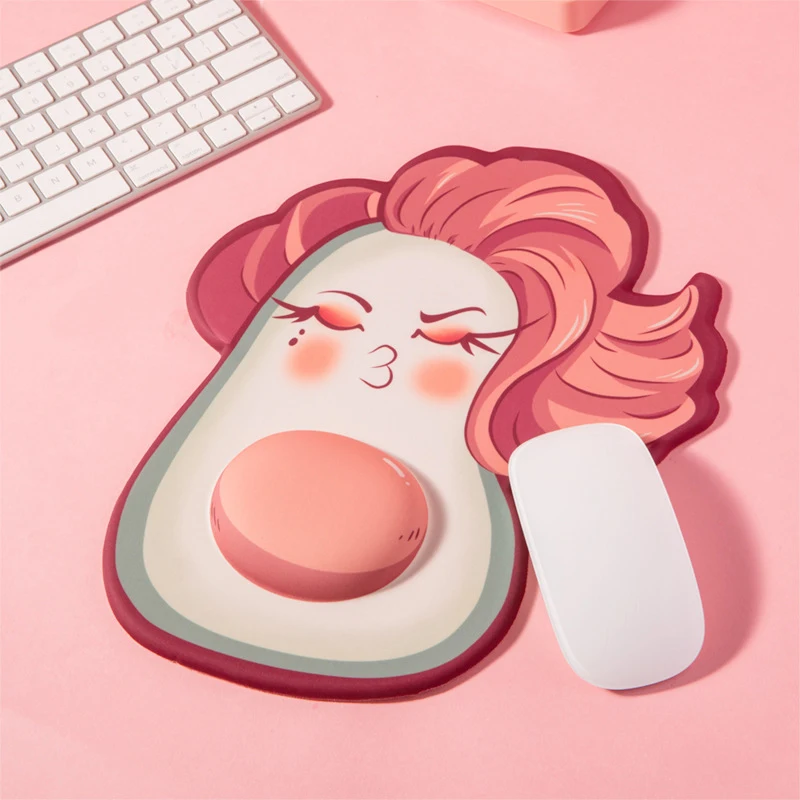Cute Cartoon Avocado Design Gaming Mousepad Ergonomic 3D Soft Silicon Gel Anime Mouse Pad For Apple Xiaomi Mouse
Cute Cartoon Avocado Design Gaming Mousepad Ergonomic 3D Soft Silicon Gel Anime Mouse Pad For Apple Xiaomi Mouse