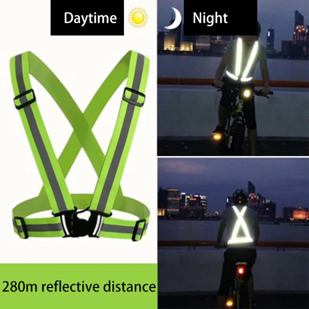 Reflective Vest Unisex High Visibility Adjustable Safety Vests Elastic Strip Security Traffic Night Working Running Cycling Vest
Reflective Vest Unisex High Visibility Adjustable Safety Vests Elastic Strip Security Traffic Night Working Running Cycling Vest