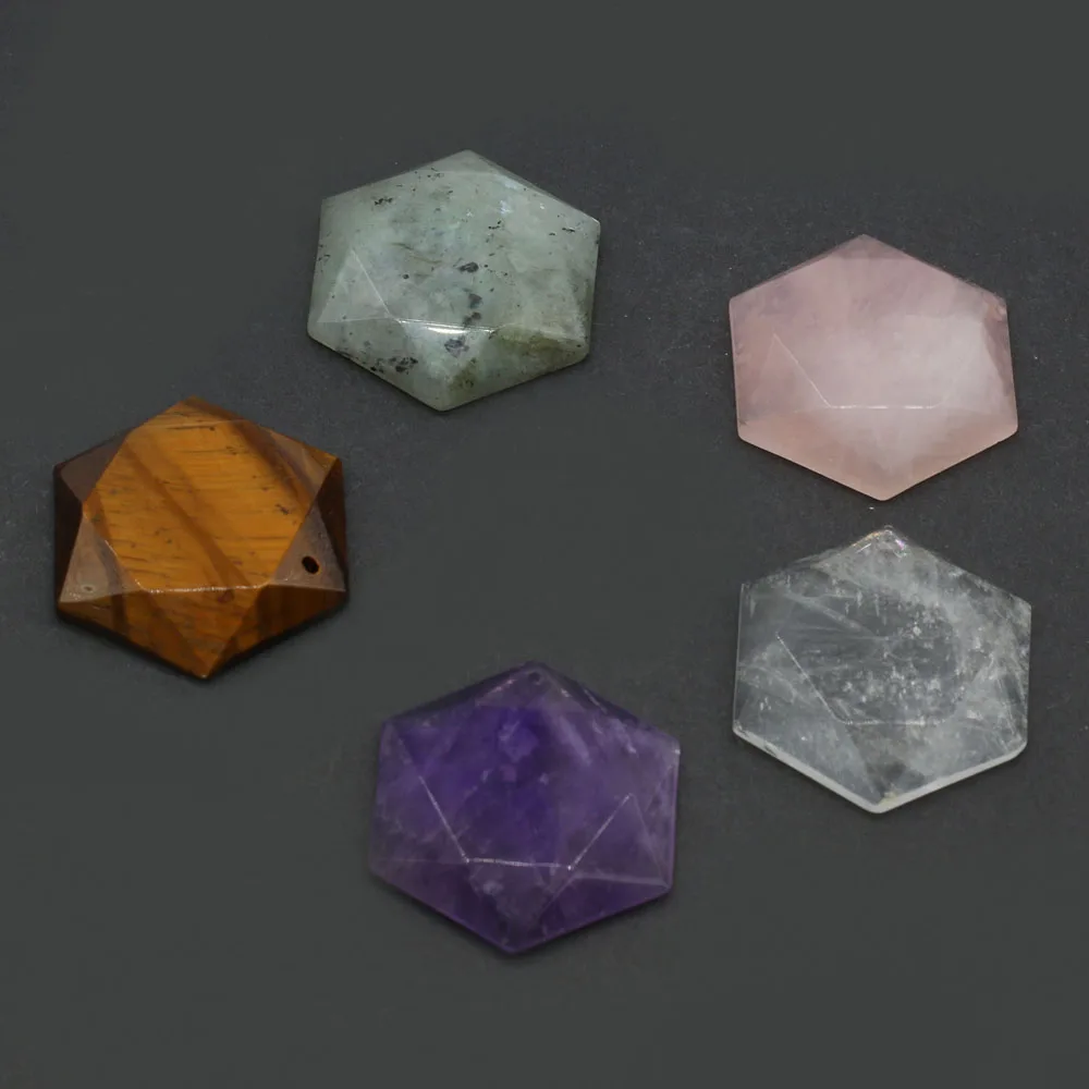 Wholesale5PCS Natural Stone Hexagram Six-pointed Star with Holes Pendant Bead Making DIY Necklace Earring Charm Jewelry Decorate
Wholesale5PCS Natural Stone Hexagram Six-pointed Star with Holes Pendant Bead Making DIY Necklace Earring Charm Jewelry Decorate