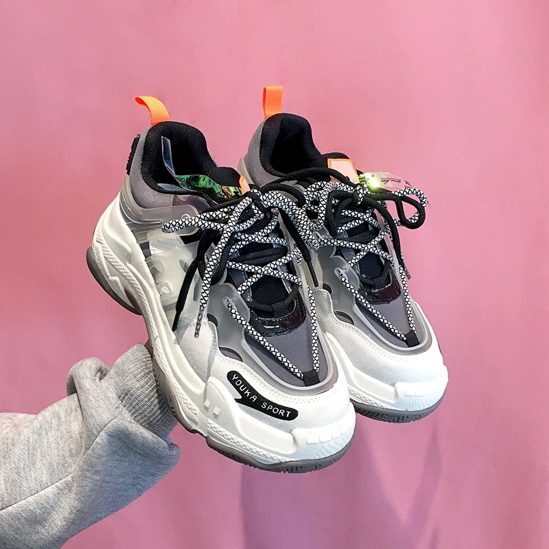 DLEK Colorful Sneakers Women Lace-Up High Quality EVA Mixed Color Spring Chunky Plarform Ladies Vulcanize Shoes
DLEK Colorful Sneakers Women Lace-Up High Quality EVA Mixed Color Spring Chunky Plarform Ladies Vulcanize Shoes