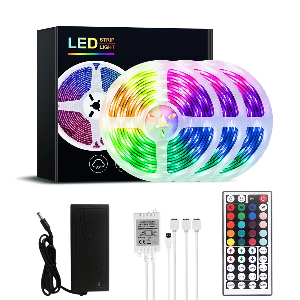 LED Light Strips IR Controller Flexible RGB 2835 SMD Decoration BackLight Lamp Night light Luminous String For Bedroom TV
LED Light Strips IR Controller Flexible RGB 2835 SMD Decoration BackLight Lamp Night light Luminous String For Bedroom TV