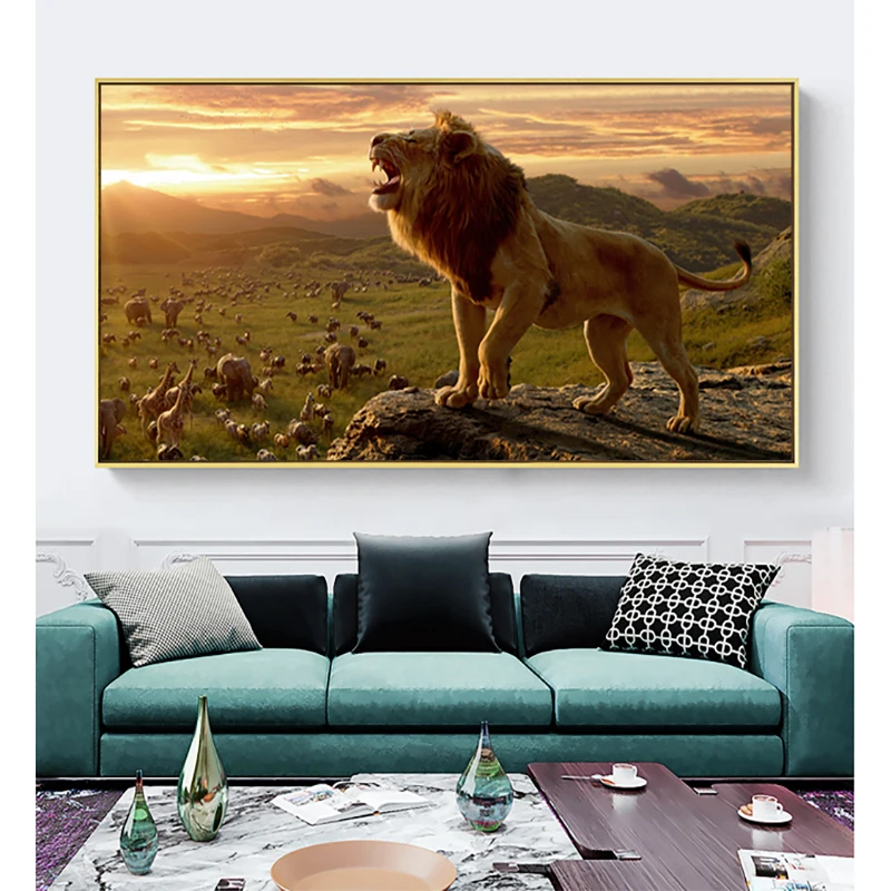 The Lion King Classic Movie Posters and Prints Canvas Painting Wall Art Cuadros For Living Room Sofa Pictures Home Decoration
The Lion King Classic Movie Posters and Prints Canvas Painting Wall Art Cuadros For Living Room Sofa Pictures Home Decoration