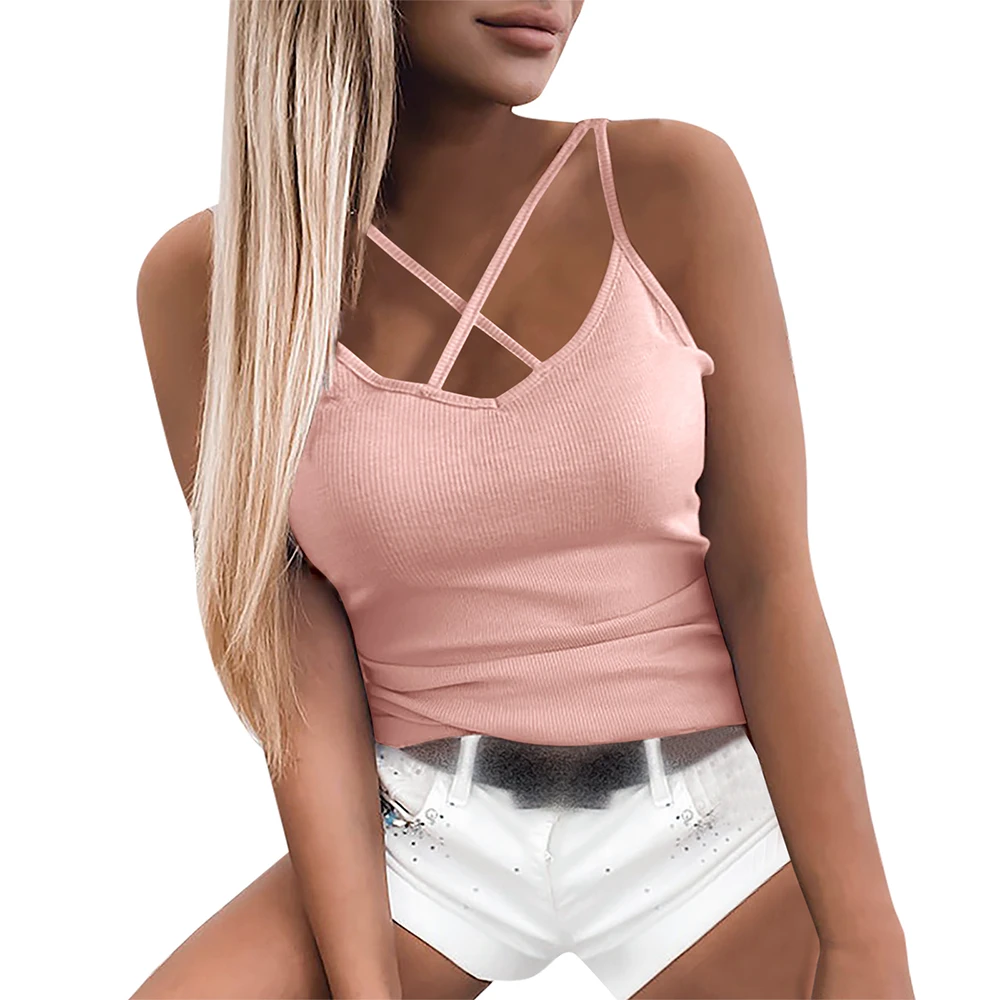 Топ женский облегающий с перекрестными бретелями, пикантная уличная одежда с вырезами, однотонный базовый укороченный топ без рукавов, D30, н...
Топ женский облегающий с перекрестными бретелями, пикантная уличная одежда с вырезами, однотонный базовый укороченный топ без рукавов, D30, н...