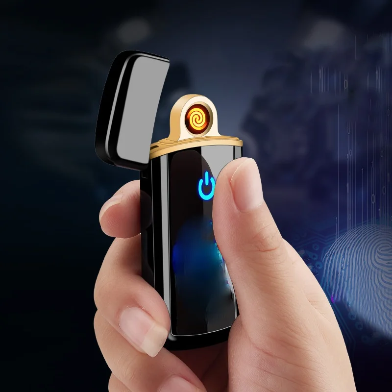 Large-screen LCD Induction Lighter Creative Full-screen Ultra-thin USB Rechargeable Cigarette Lighter Smoke Accesoires Briquet
Large-screen LCD Induction Lighter Creative Full-screen Ultra-thin USB Rechargeable Cigarette Lighter Smoke Accesoires Briquet