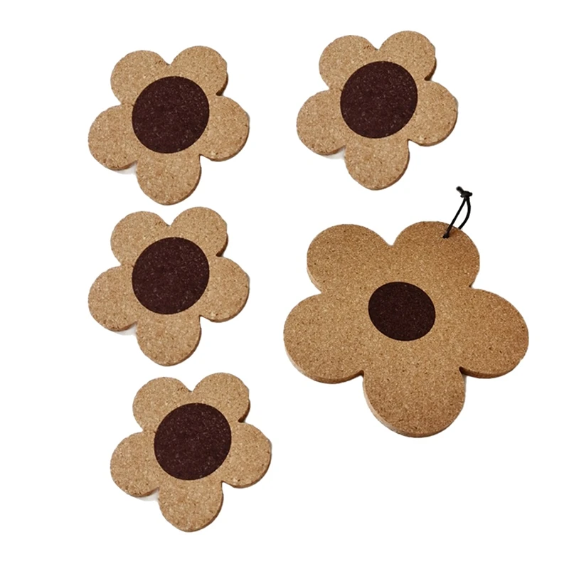 Flower Shaped Cork Cup Coaster Kitchen Decoration Heat Resistant Table Mat Wine Dish Drink Mug Coasters
Flower Shaped Cork Cup Coaster Kitchen Decoration Heat Resistant Table Mat Wine Dish Drink Mug Coasters