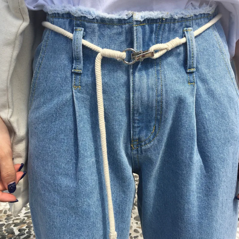 Jeans Women Harajuku New Korean Style High Quality Hole Loose Casual All-match Womens Fashion Ankle-length Denim Simple Daily
Jeans Women Harajuku New Korean Style High Quality Hole Loose Casual All-match Womens Fashion Ankle-length Denim Simple Daily